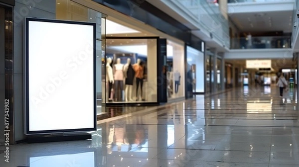 Obraz Blank Billboard in a City