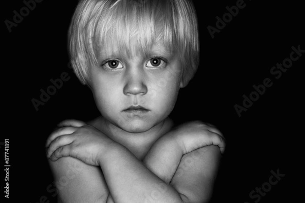 Fototapeta Child abuse - conceptual image 