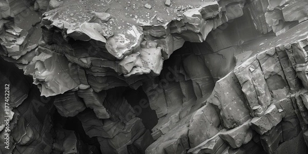 Obraz Monochrome Majesty, generative ai