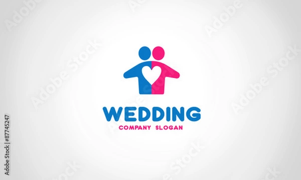 Obraz logo wedding