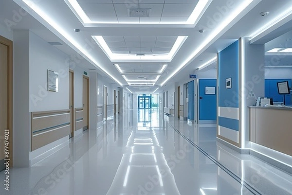Obraz Hospital corridor