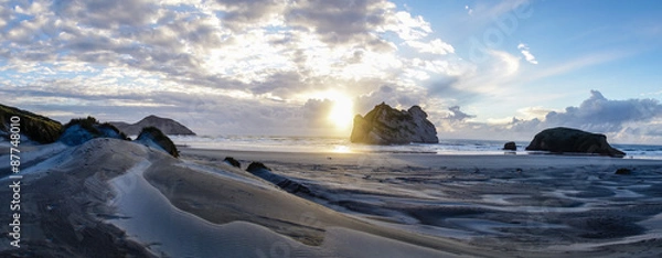 Obraz Sunset behind Archway Islands