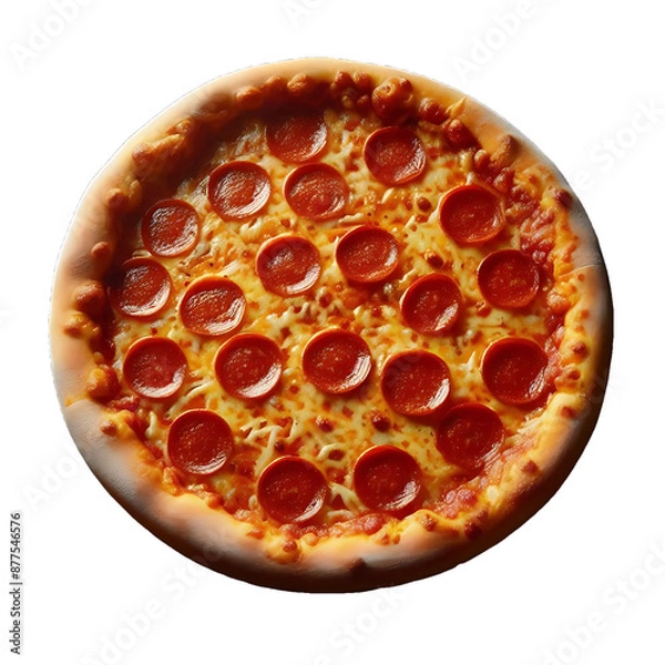 Obraz pizza isolated on a transparent background