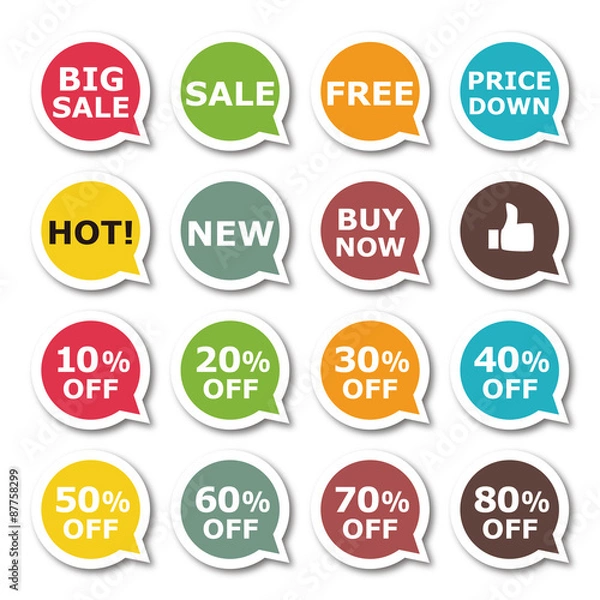 Fototapeta セール　ステッカー　セット