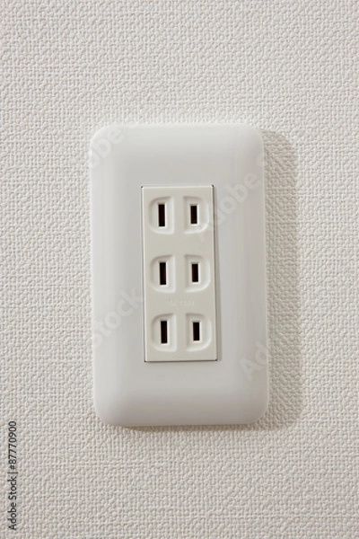Fototapeta 住宅のコンセント