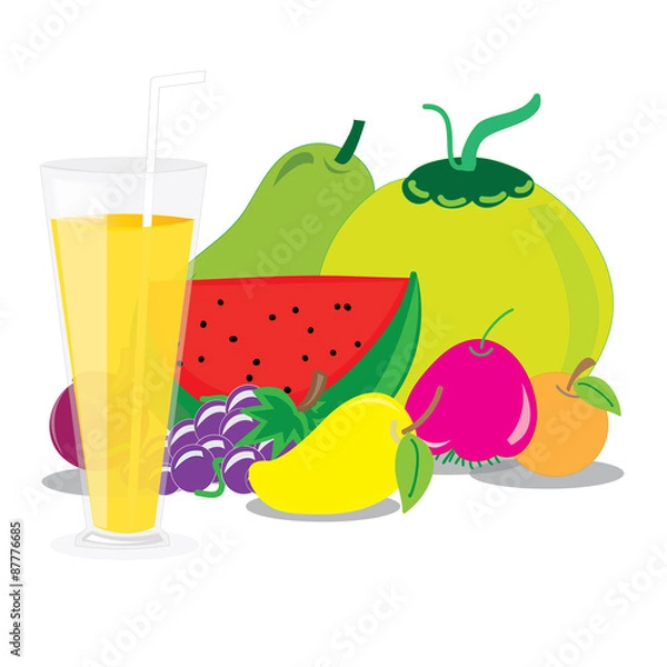 Fototapeta Juice  Vector illustration
