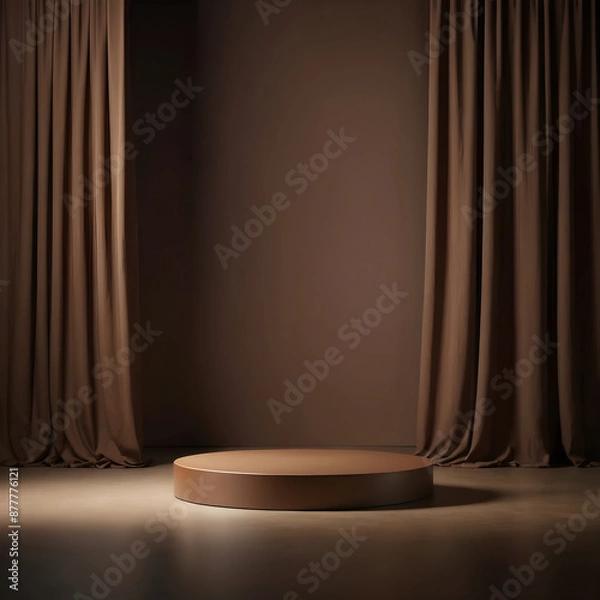 Fototapeta stage with curtains