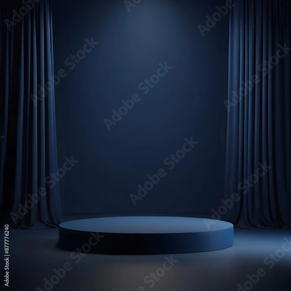 Fototapeta stage with spotlight