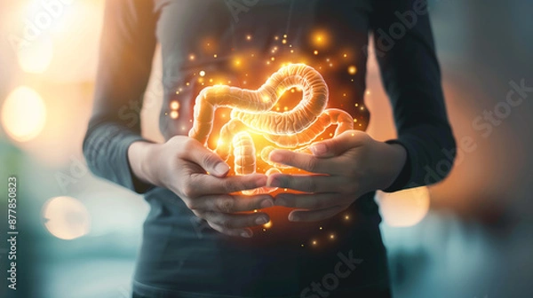 Fototapeta The digestive system is a marvel of biological engineering, intricately designed to break down food into nutrients that nourish the body and support its functions.