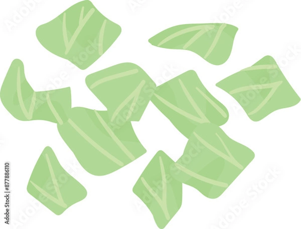 Obraz キャベツ　ざく切り