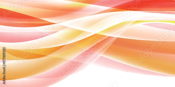 Fototapeta オレンジ　テクノロジー　ビジネス　模様　背景