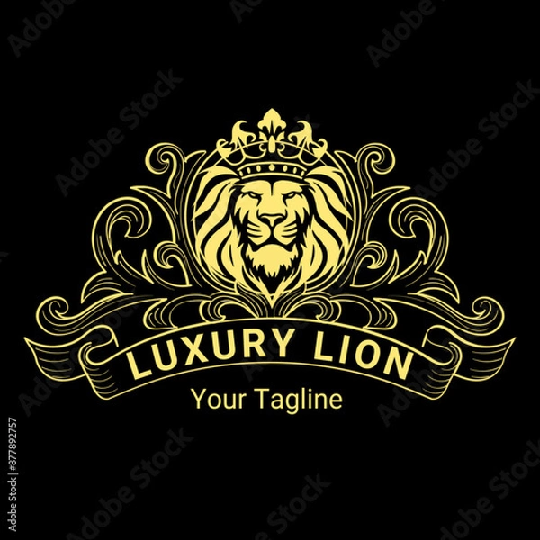 Fototapeta Luxury logo vector 