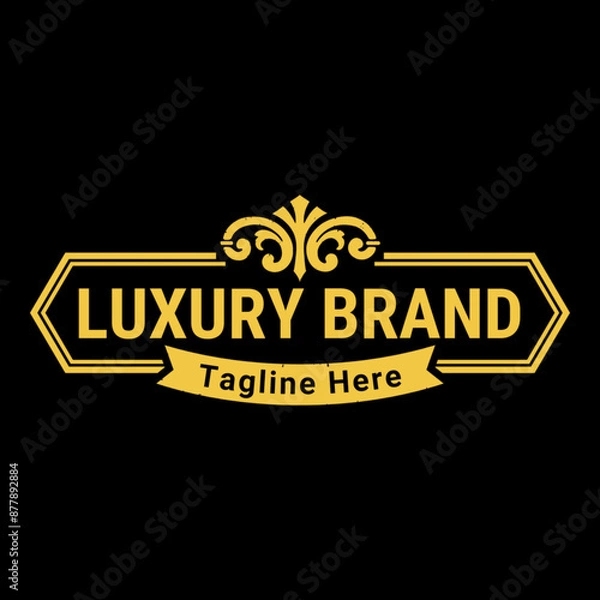 Fototapeta LUXURY logo vector 