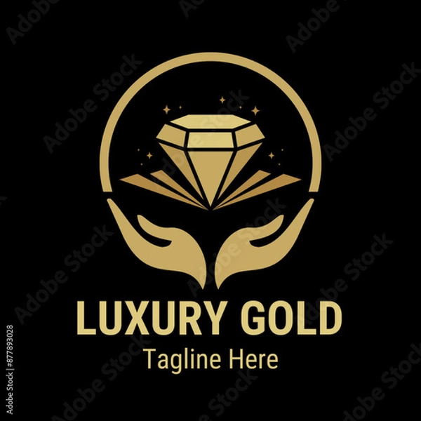 Fototapeta Luxury logo vector 