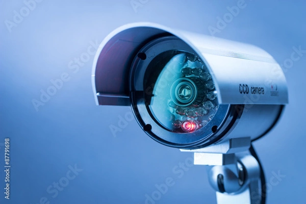 Obraz Kamera CCTV bezpieczeństwa w budynku biurowym