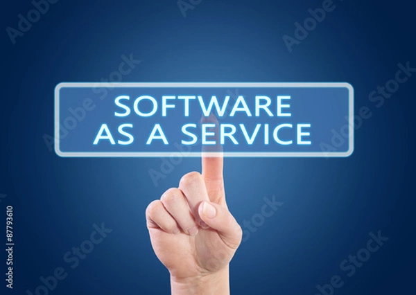 Fototapeta Software as a Service