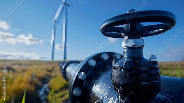 Fototapeta gas pump nozzle