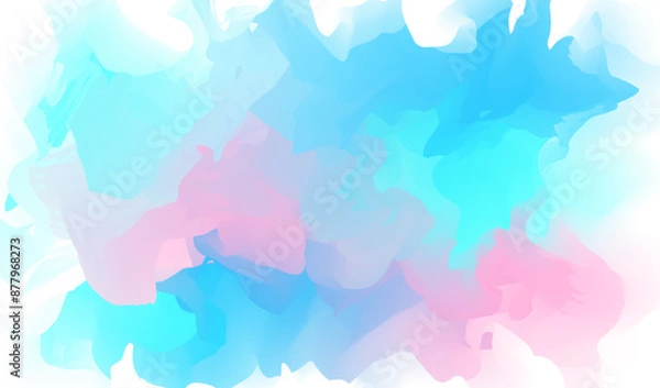 Obraz Abstract gradient colorful watercolor paint background