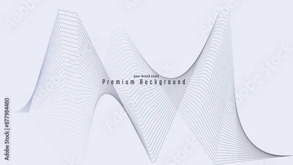 Obraz Abstract Technology and Science Background, Pattern Background, Dark and Light Background, 