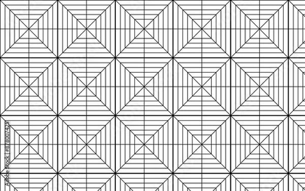 Fototapeta seamless geometric pattern with triangles. Parquet flooring wood seamless pattern 001.jpg