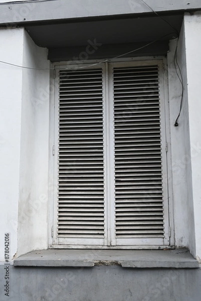 Obraz old window with shutters
