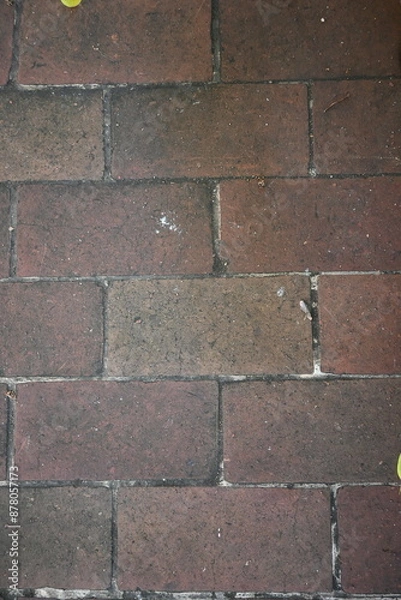 Obraz brick texture on floor
