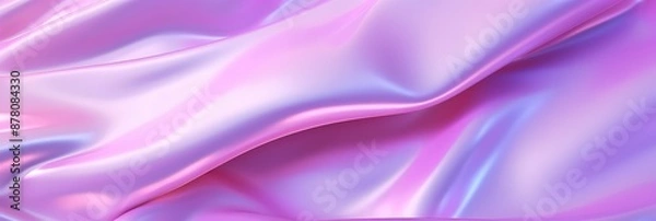 Fototapeta Abstract Background with iridescent Fabric,Abstract Pink and Blue Silk satin surface fabric