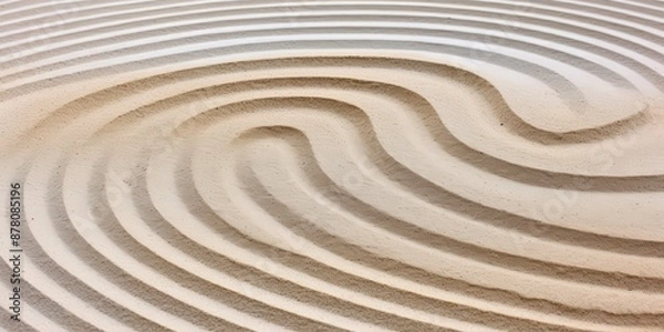 Fototapeta Serene Sand Garden Design