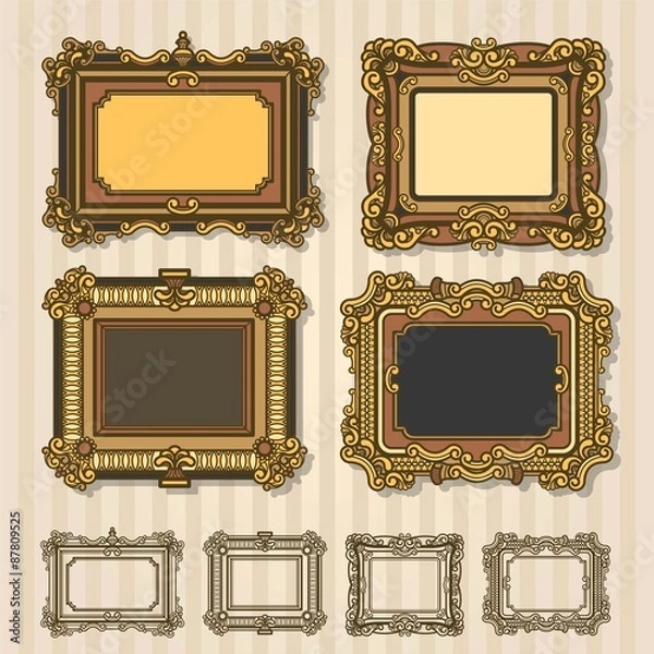 Obraz Frame Antique Vector