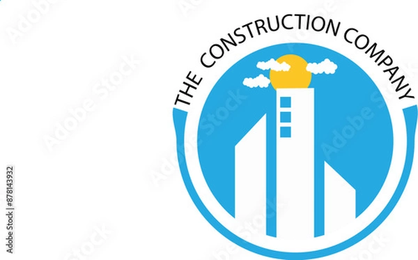 Obraz Building and sunset logo vector,best logo