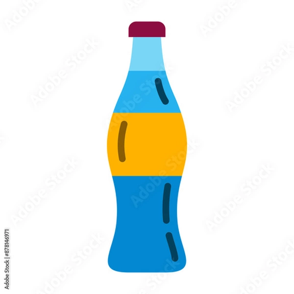 Obraz Cola Flat icon