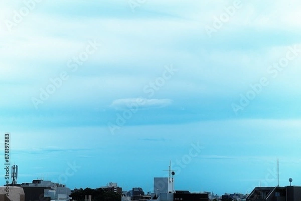 Fototapeta 白い雲と青い空