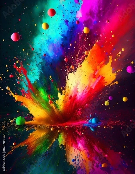 Fototapeta abstract colorful background