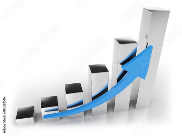 Obraz business graph