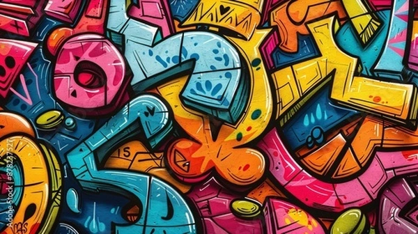 Obraz graffiti abstract background