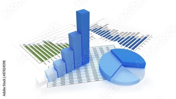 Obraz business chart