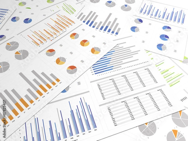 Obraz business chart