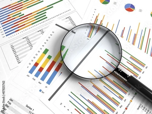 Obraz business chart