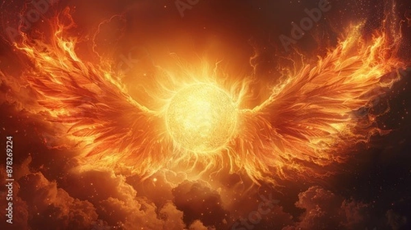 Obraz Fiery Wings of the Sun
