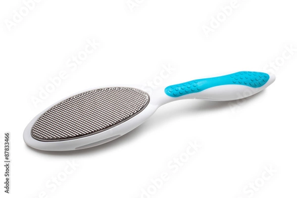 Obraz Plastic foot file isolated on white