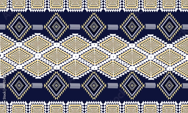 Fototapeta seamless knitted pattern