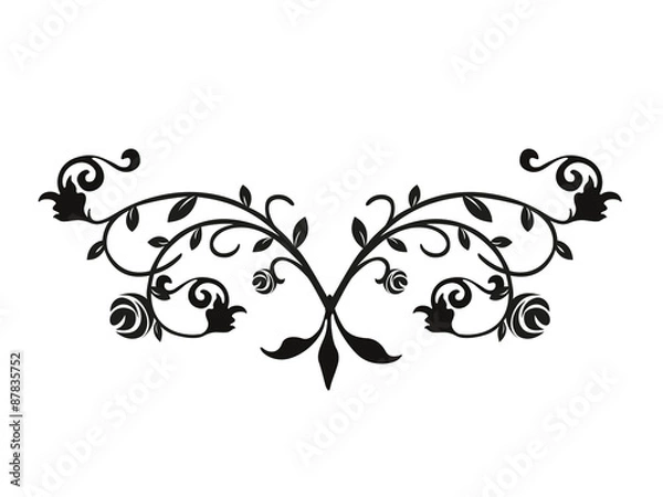Obraz design floral - vector