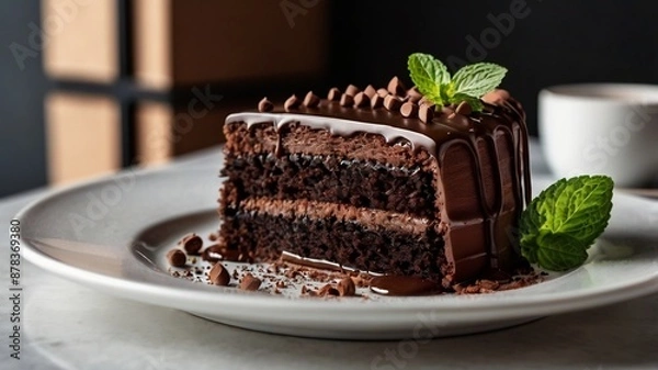 Obraz Chocolate cake