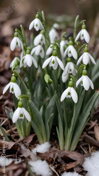 Obraz Snowdrops in Early Spring