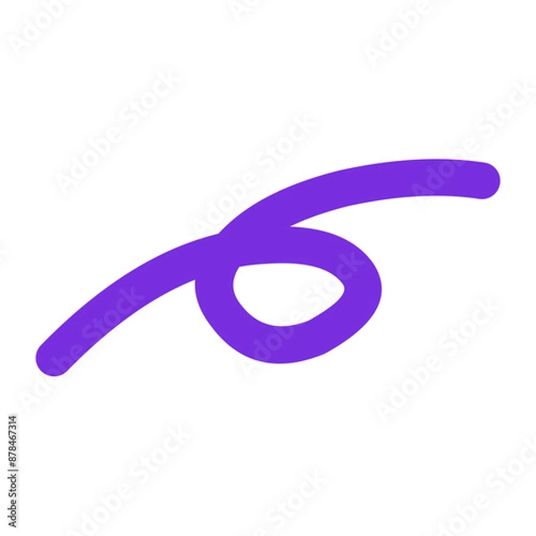 Fototapeta Cute Line Doodle Flat Icon Illustration 