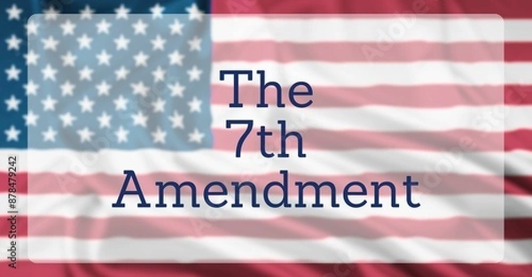 Fototapeta Amendments to the US Constitution