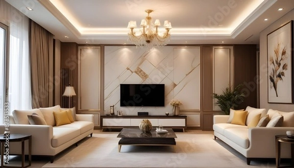 Fototapeta living room interior