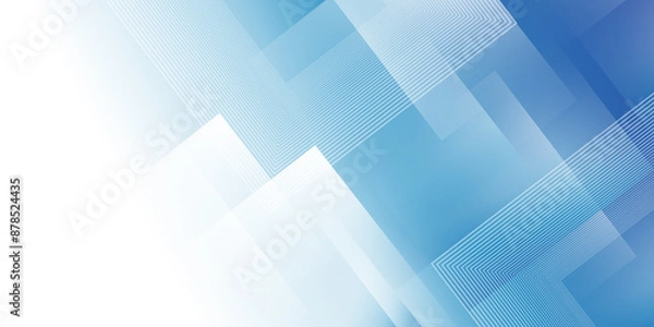 Obraz Abstract blue technology communication concept background