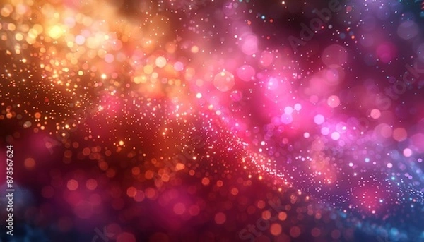 Fototapeta abstract background with bokeh