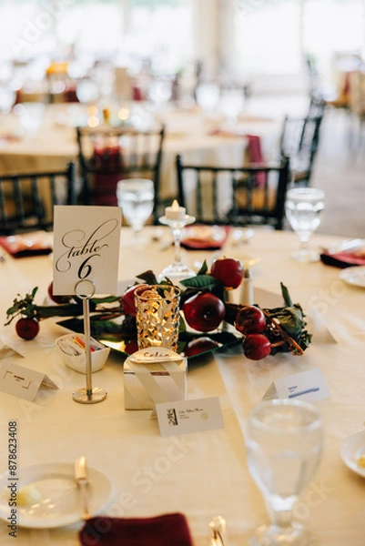 Fototapeta table setting for a dinner